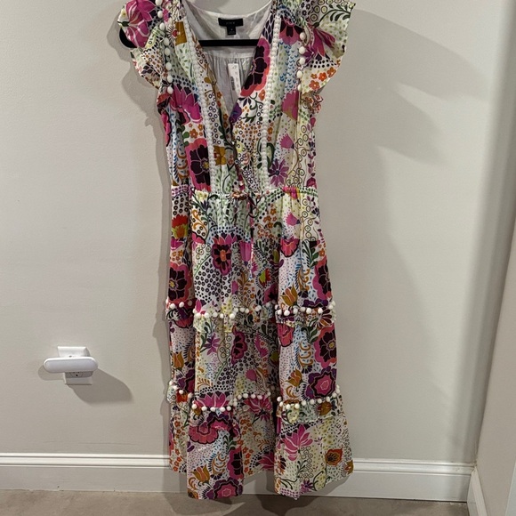 J. Crew Pom-pom dress in Ratti® retro floral Size 4 - Picture 3 of 9